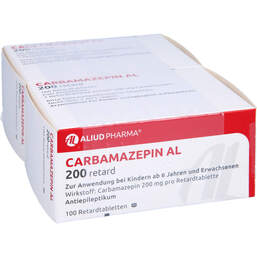Abbildung: Carbamazepin AL 200 retard T 200 St, Retard-Tabletten PZN 00958370