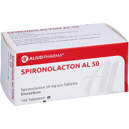 Abbildung: Spironolacton AL 50 Tabletten 100 St, Tabletten PZN 00958447
