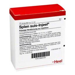 Abbildung: Splen suis Injeel Ampullen 10 St, Ampullen PZN 00962035