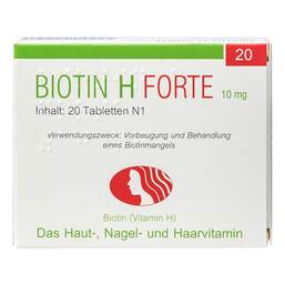 Abbildung: Biotin H forte Tabletten Tabletten, 20 St PZN 00964471