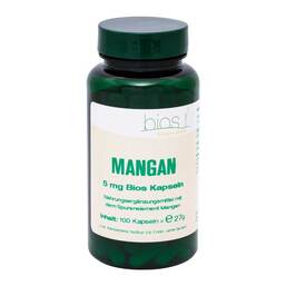 Abbildung: Mangan 5 mg Bios Kapseln 100 St, Kapseln PZN 00966932