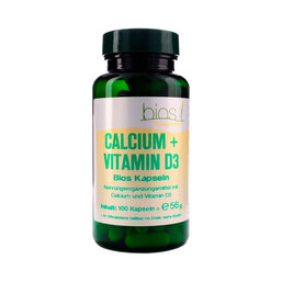 Abbildung: Calcium + Vitamin D3 Bios Kapseln Kapseln, 100 St PZN 00967110