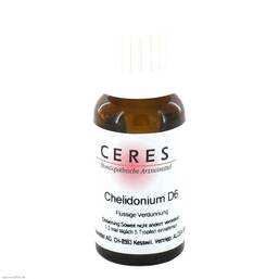 Abbildung: CERES Chelidonium D 6 Dilution Dilution, 20 ml PZN 00971264