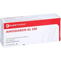 Abbildung: Amiodaron AL 200 Tabletten 50 St, Tabletten PZN 00972878