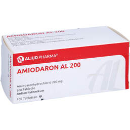 Abbildung: Amiodaron AL 200 Tabletten 100 St, Tabletten PZN 00972884