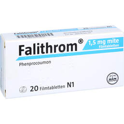Abbildung: Falithrom 1,5 mite Filmtabletten 20 St, Filmtabletten PZN 00972890