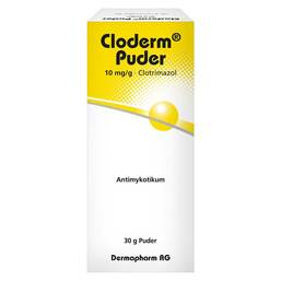 Abbildung: Cloderm Puder Puder, 30 g PZN 00976623