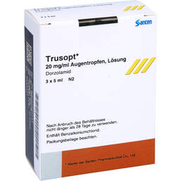 Abbildung: Trusopt Augentropfen 3X5 ml, Augentropfen PZN 00990623