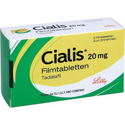 Abbildung: Cialis 20 mg Filmtabletten 4 St, Filmtabletten PZN 00999819