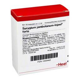 Abbildung: Syzygium jambolanum Injeel forte Ampullen 10 St, Ampullen PZN 01000462