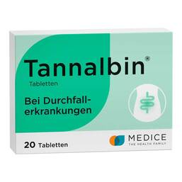 Abbildung: Tannalbin Tabletten Tabletten, 20 St PZN 01003940