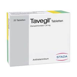 Abbildung: Tavegil® Tabletten Tabletten, 20 St PZN 01006571