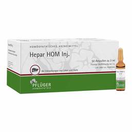 Abbildung: Hepar Hom Injektion Ampullen Ampullen, 50X2 ml PZN 01006884