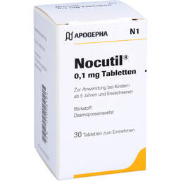 Abbildung: Nocutil 0,1 mg Tabletten 30 St, Tabletten PZN 01008185