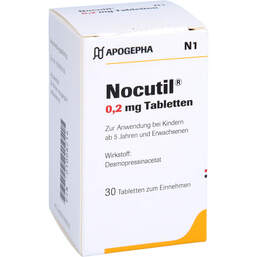 Abbildung: Nocutil 0,2 mg Tabletten 30 St, Tabletten PZN 01008216