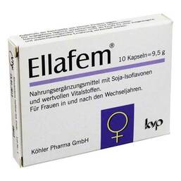 Abbildung: Ellafem Kapseln 10 St, Kapseln PZN 01009316