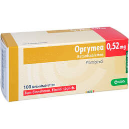 Abbildung: Oprymea 0,52 mg Retardtabletten 100 St, Retard-Tabletten PZN 01012057