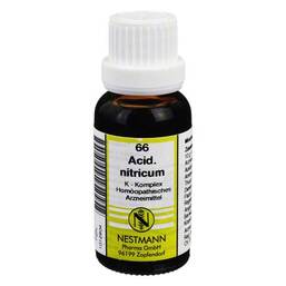 Abbildung: Acidum nitricum K Komplex Nr. 66 Dilution Dilution, 20 ml PZN 01012904