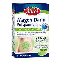 Abbildung: Abtei Magen Darm Entspannung Kautabletten, 20 St PZN 01014240