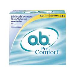 Abbildung: O.B. Tampons Procomfort norm Tampon, 56 St PZN 01021760