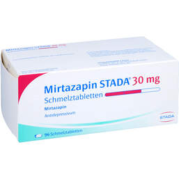 Abbildung: Mirtazapin STADA 30 mg Schmelztabletten 96 St, Schmelztabletten PZN 01027113