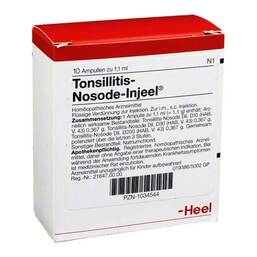 Abbildung: Tonsillitis Nosode Injeel Ampullen 10 St, Ampullen PZN 01034544