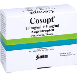 Abbildung: Cosopt Augentropfen 3X5 ml, Augentropfen PZN 01035590