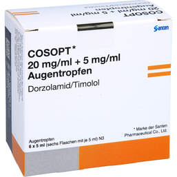 Abbildung: Cosopt Augentropfen 6X5 ml, Augentropfen PZN 01035615