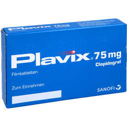 Abbildung: Plavix Filmtabletten 100 St, Filmtabletten PZN 01037040