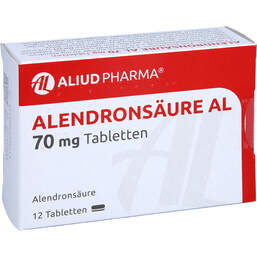 Abbildung: Alendronsäure AL 70 mg Tabletten 12 St, Tabletten PZN 01038571