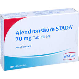Abbildung: Alendronsäure STADA 70 mg Tabletten 4 St, Tabletten PZN 01044459