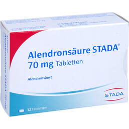 Abbildung: Alendronsäure STADA 70 mg Tabletten 12 St, Tabletten PZN 01044465