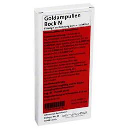 Abbildung: Goldampullen Bock N Ampullen 10 St, Ampullen PZN 01044910