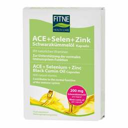 Abbildung: ACE + Schwarzkümmelöl Kapseln 60 St, Kapseln PZN 01045884