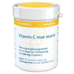 Abbildung: Vitamin C Mse Matrix Tabletten Tabletten, 90 St PZN 01046607