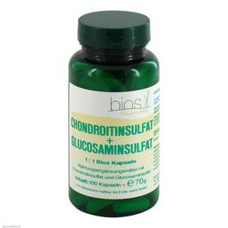 Abbildung: Chondroitin + Glucosaminsulfat 150 / 150mg Bios Kapseln Kapseln, 100 St PZN 01050477