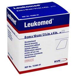 Abbildung: Leukomed® steriler Wundverband 10 cm x 8 cm Pflaster, 50 St PZN 01050715