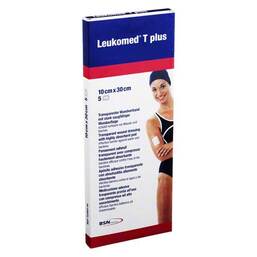 Abbildung: Leukomed transp. plus sterile Pflaster 10x30 cm 5 St, Pflaster PZN 01051086