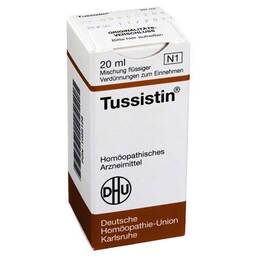 Abbildung: DHU Tussistin liquidum Mischung, 20 ml PZN 01056126