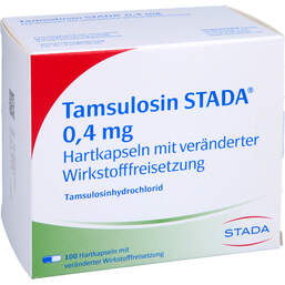 Abbildung: Tamsulosin STADA 0,4mg Hartkapseln mit veränderter Wirkstofffreisetzung 100 St, Hartkapseln mit veränderter Wirkstofffreisetzung PZN 01057367