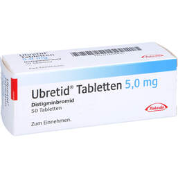 Abbildung: Ubretid Tabletten 50 St, Tabletten PZN 01058846