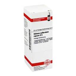 Abbildung: Stibium sulfuratum nigrum D 6 Dilution Dilution, 20 ml PZN 01065208
