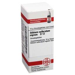 Abbildung: DHU Stibium sulfuratum nigrum D 12 Gl Globuli, 10 g PZN 01067348