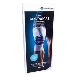 Abbildung: Genutrain A3 Kniebandage rechts Größe 3 titan 1 St, Bandage PZN 01071798 
