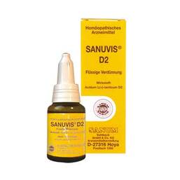 Abbildung: Sanuvis D 2 Tropfen 30 ml, Tropfen PZN 01072177