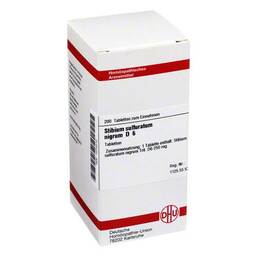 Abbildung: Stibium sulfuratum nigrum D 6 Tabletten Tabletten, 200 St PZN 01072510