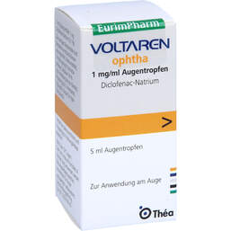Abbildung: Voltaren Ophtha Augentropfen 5 ml, Augentropfen PZN 01074963