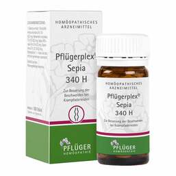 Abbildung: Pflügerplex Sepia 340 H Tabletten Tabletten, 100 St PZN 01077163