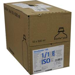 Abbildung: Sterofundin Iso Ecoflac Plus Infusionslösung 10X500 ml, Infusionslösung PZN 01078955