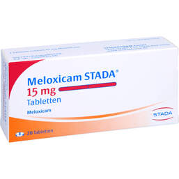 Abbildung: Meloxicam STADA 15 mg Tabletten 20 St, Tabletten PZN 01079239